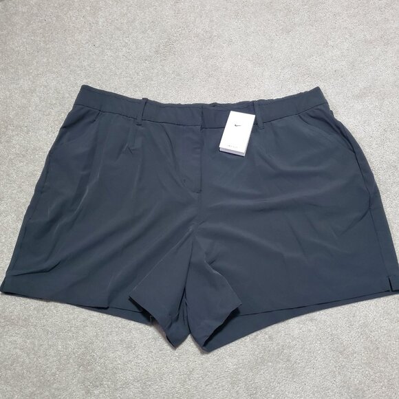 NIKE NWT Dri-FIT Victory Golf Shorts 4.5" Standard Fit Stretch Black Women's 2X - Picture 2 of 16